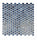 Copenhagen Penny Round Blue Mosaic