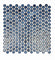 Copenhagen Penny Round Blue Mosaic