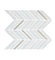 East Hampton Marble Chevron Mosaic