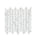 Malmo Willow Leaf White Mosaic