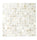 Mother of Pearl White Square Mosaic