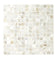 Mother of Pearl White Square Mosaic