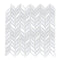East Hampton Grey Willow Leaf Mosaic