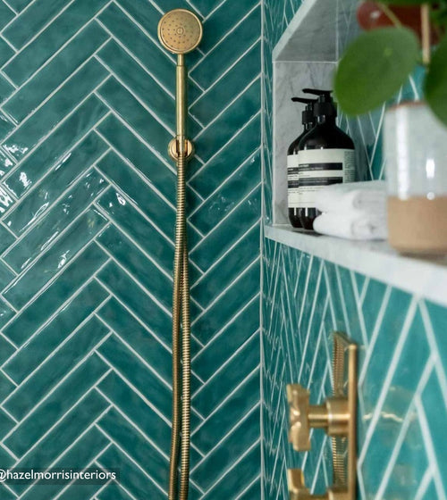 Onda Aquamarine Blue Wall Tiles