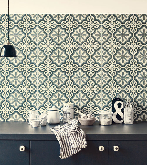 Abbey Wrightington Patterned Porcelain Tile Hallway Floor Tiles