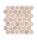 Aegean Pink Large Hexagon Marble Mosaic