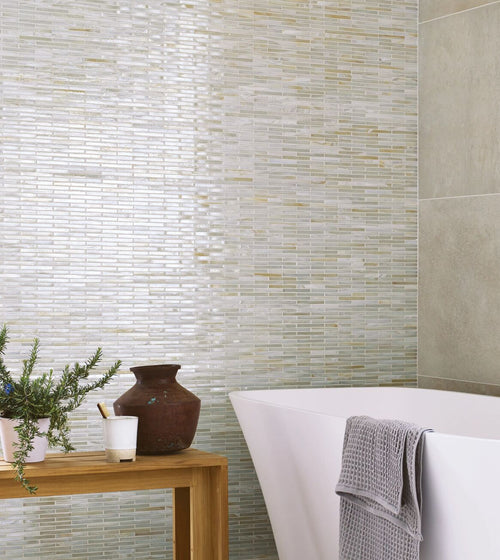 Arabian Sea Pasni Glass Mosaic Glass Kitchen Tiles