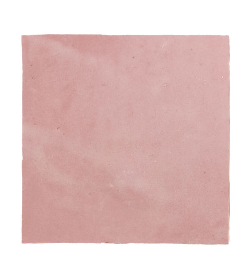 Medina Rose Square Handmade Moroccan Zellige Tile Floor Tiles