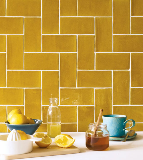 Carnival Oro Yellow Glazed Tile Wall Tiles