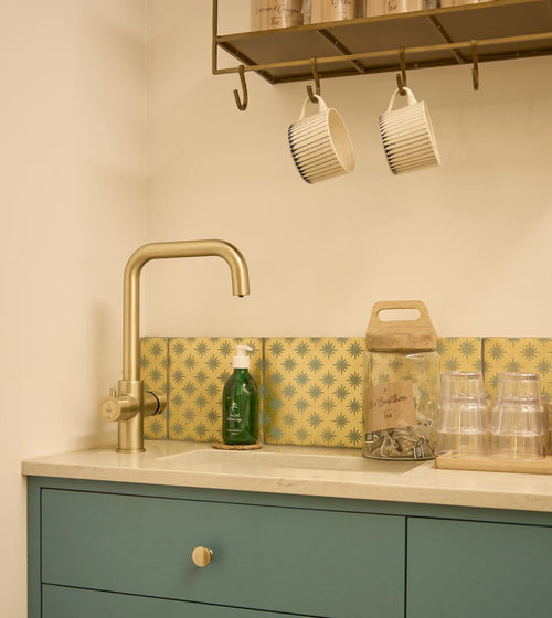 Neisha Crosland Atlas Star Anise Sahara Handmade Kitchen Tiles