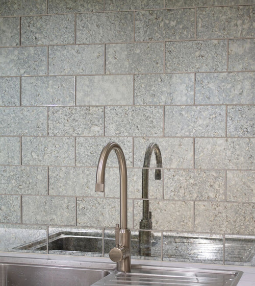 Deco Glass Pewter Wall Tile Wall Tiles