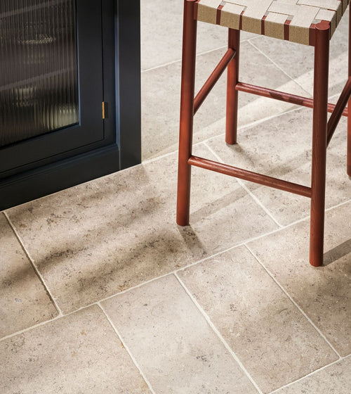 Dijon Tumbled Limestone Tile 40.6 x 40.6 Floor Tiles