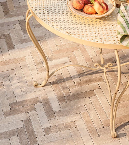 Dijon Tumbled Limestone Cobbles 20 x 5 Floor Tiles