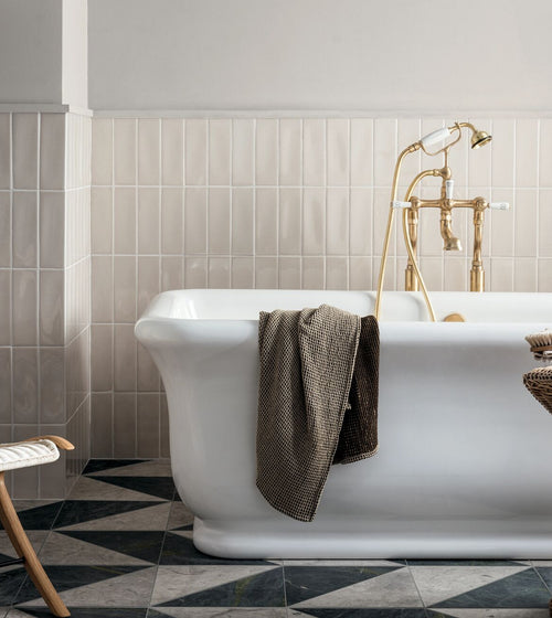 Alhambra White 7.5 x 22.5 Rectangular Glazed Tile Modern Kitchen Tiles Alhambra White 7.5 x 22.5 Rectangular Glazed Tile Modern Kitchen Tiles