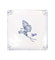 English Delft Butterfly 2 Blue Gloss Tile