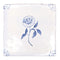 English Delft Peony Blue Gloss Tile