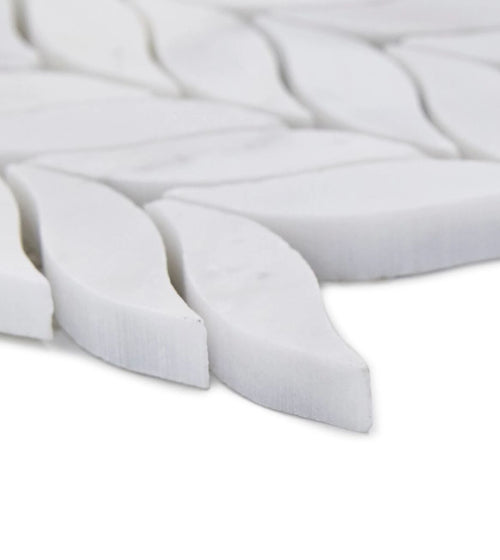 East Hampton Willow Leaf Marble Mosaic Stone Wall Tiles East Hampton Willow Leaf Marble Mosaic Stone Wall Tiles