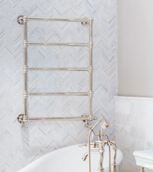 East Hampton Marble Chevron Mosaic East Hampton Range Collection