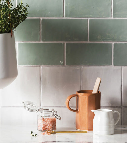 Forecast Wight Square Glazed Tile Cream Wall Tiles