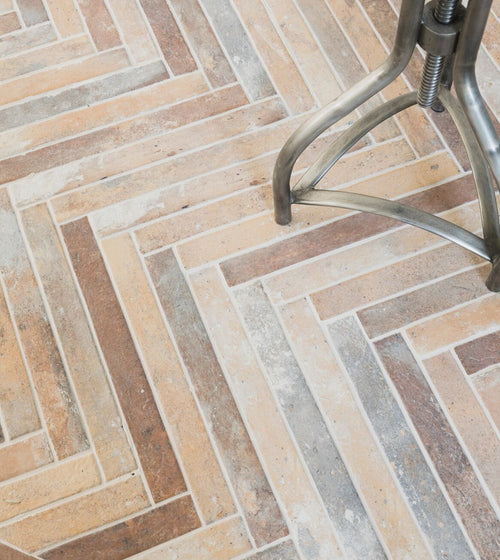 Ramsbury Multi Terracotta Effect Tiles Cut Samples