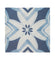 Kelmscott Brantwood Blue Patterned Tile