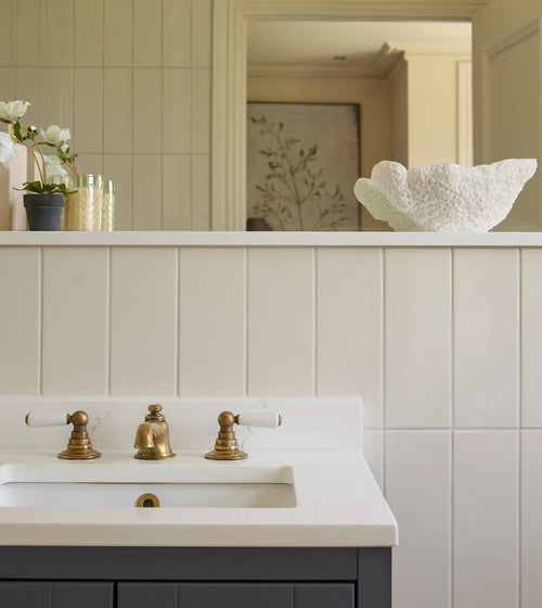 Retro Metro South Kensington 10 x 30 Glazed Tile Bathroom Splashback Tiles