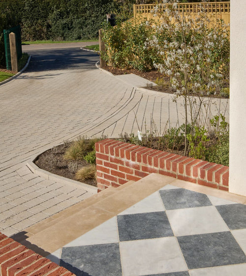 Avalon Tumbled Bianco Marble Tile Floor Tiles