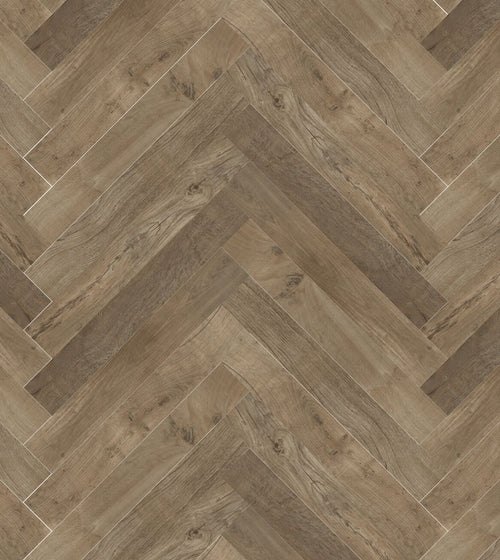 Lyndhurst Chestnut Herringbone Wood Effect Tile Wood Effect Wall Tiles