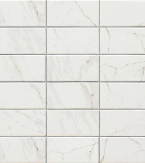 Malmo Base White Rectangle Marble Effect Wall Tiles Malmo Base White Rectangle Marble Effect Wall Tiles