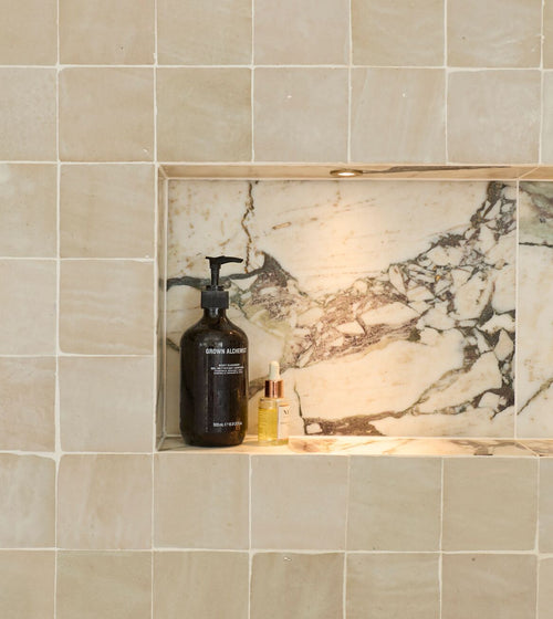 Medina Cloudy White Square Handmade Moroccan Zellige Tile Moroccan Bathroom Tiles Medina Cloudy White Square Handmade Moroccan Zellige Tile Moroccan Bathroom Tiles