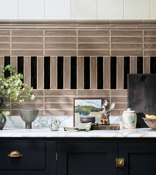 Nina Campbell Rivage Jet Glazed Wall Tile Nina Campbell Wall Tiles Nina Campbell Rivage Jet Glazed Wall Tile Nina Campbell Wall Tiles
