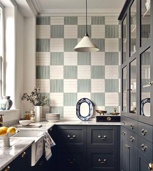 Nina Campbell Rivage Ivory Glazed Wall Tile  Nina Campbell Rivage Ivory Glazed Wall Tile