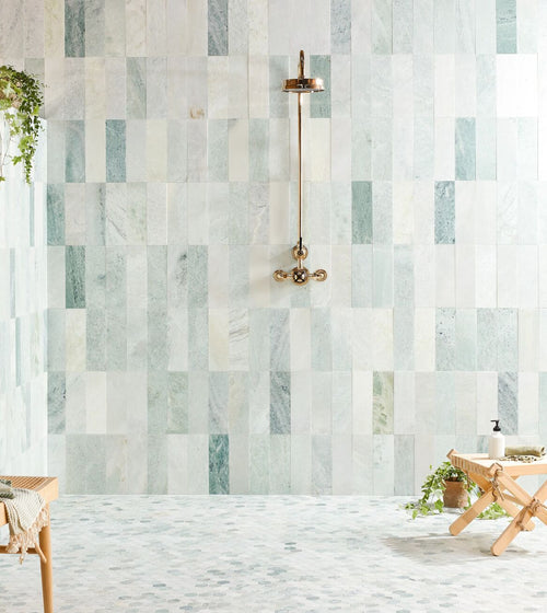 North Haven Rectangle Marble Tile 10x30 Stone Kitchen Tiles