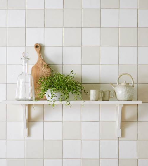 Provence Menton Square Glazed Tile Handmade Wall Tiles