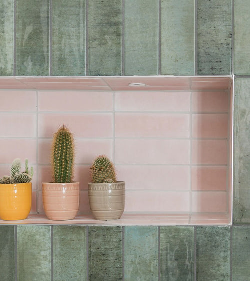 South Cliff Rose Brick Tile Worktop Tiles