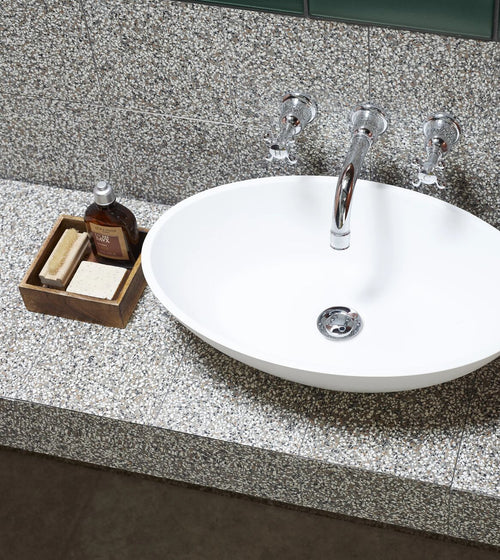 Terrazzo Marini Grey Base Tile Terrazzo Bathroom Tiles