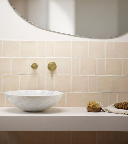 Jaipur Old Ochre Square Glazed Tile Jaipur range collection Jaipur Old Ochre Square Glazed Tile Jaipur range collection