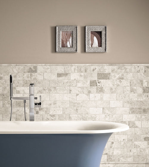 Westhampton 7 x 14 Diamond Sawn Edge, Honed Marble Tiles Westhampton 7 x 14 Diamond Sawn Edge, Honed Marble Tiles