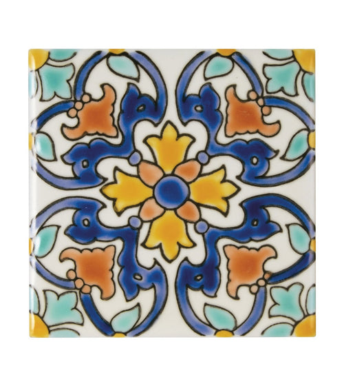 Acapulco Luna Handpainted Bathroom Tiles Acapulco Luna Handpainted Bathroom Tiles