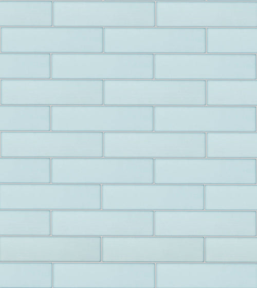 Aurora Salla Brick Glass Mosaic Blue Wall Tiles