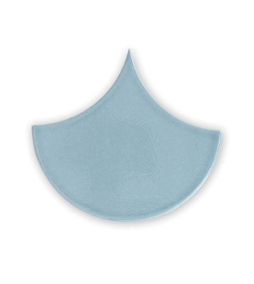 Escalas Ocean Scallop Glazed Tile Blue Wall Tiles