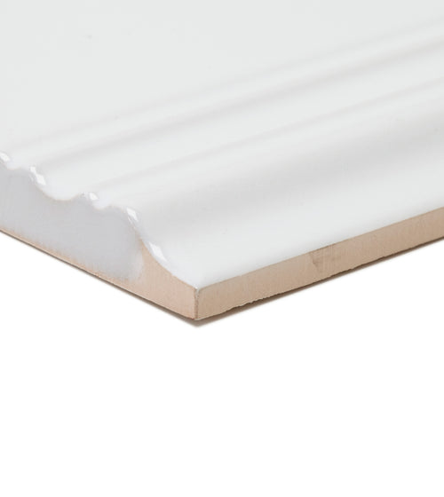 Giralda Hielo White Glazed Skirting Cream Wall Tiles Giralda Hielo White Glazed Skirting Cream Wall Tiles