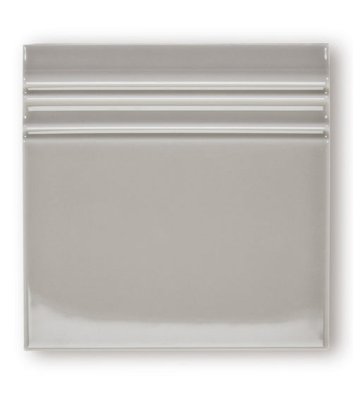 Giralda Niebla Grey Glazed Skirting Grey Kitchen Tiles