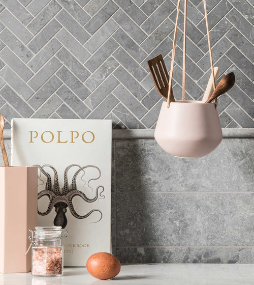 Hampton Bays Pencil Marble Kitchen Tiles