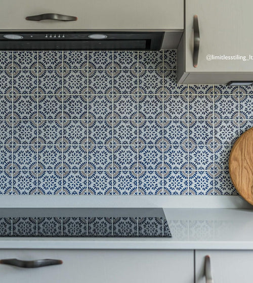 Acapulco Lozano Handpainted Bathroom Tiles