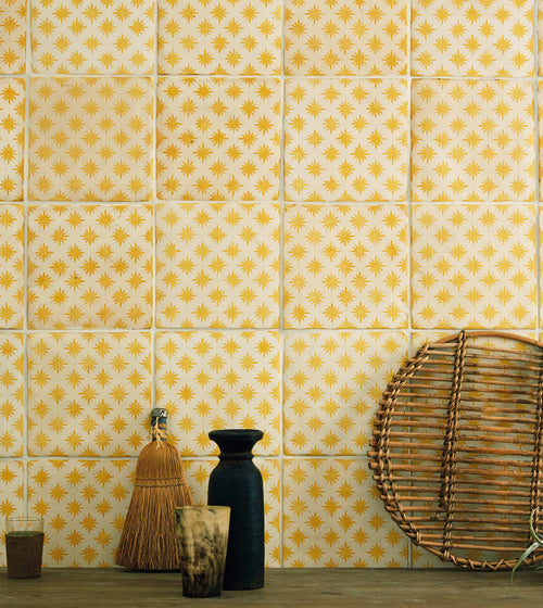 Neisha Crosland Atlas Star Anise Buttercup Wall & Floor Tiles/Shop by Type/Terracotta Tiles