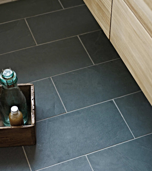 Urban Slate 60 x 40 Grey Green Slate Kitchen Tiles