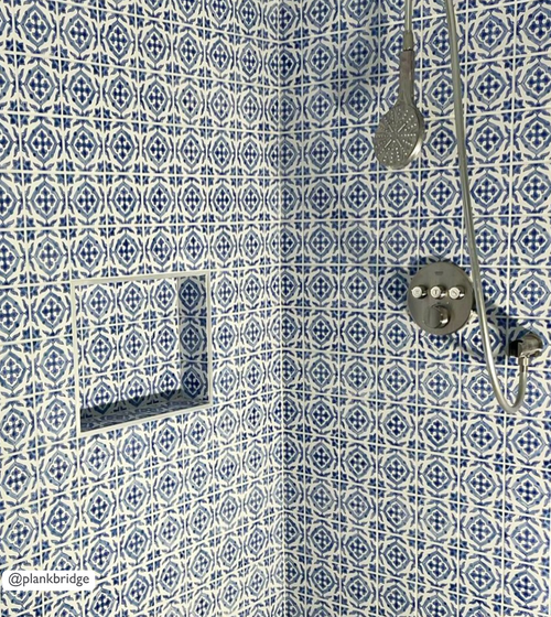 Andalucia Jerez Patterned Tile Handpainted Bathroom Tiles Andalucia Jerez Patterned Tile Handpainted Bathroom Tiles