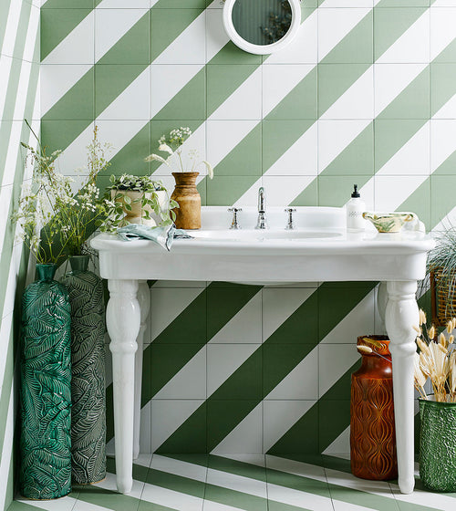 Bert & May Green Alalpardo Porcelain Tile  Bert & May Green Alalpardo Porcelain Tile