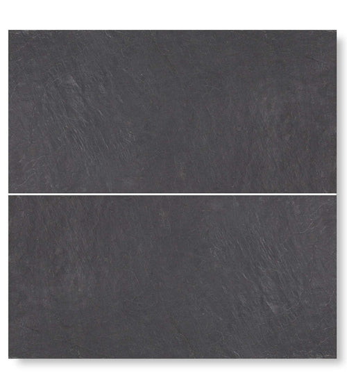 Spanish Black 25 x 40 Chipped Edge, Riven Kitchen Tiles